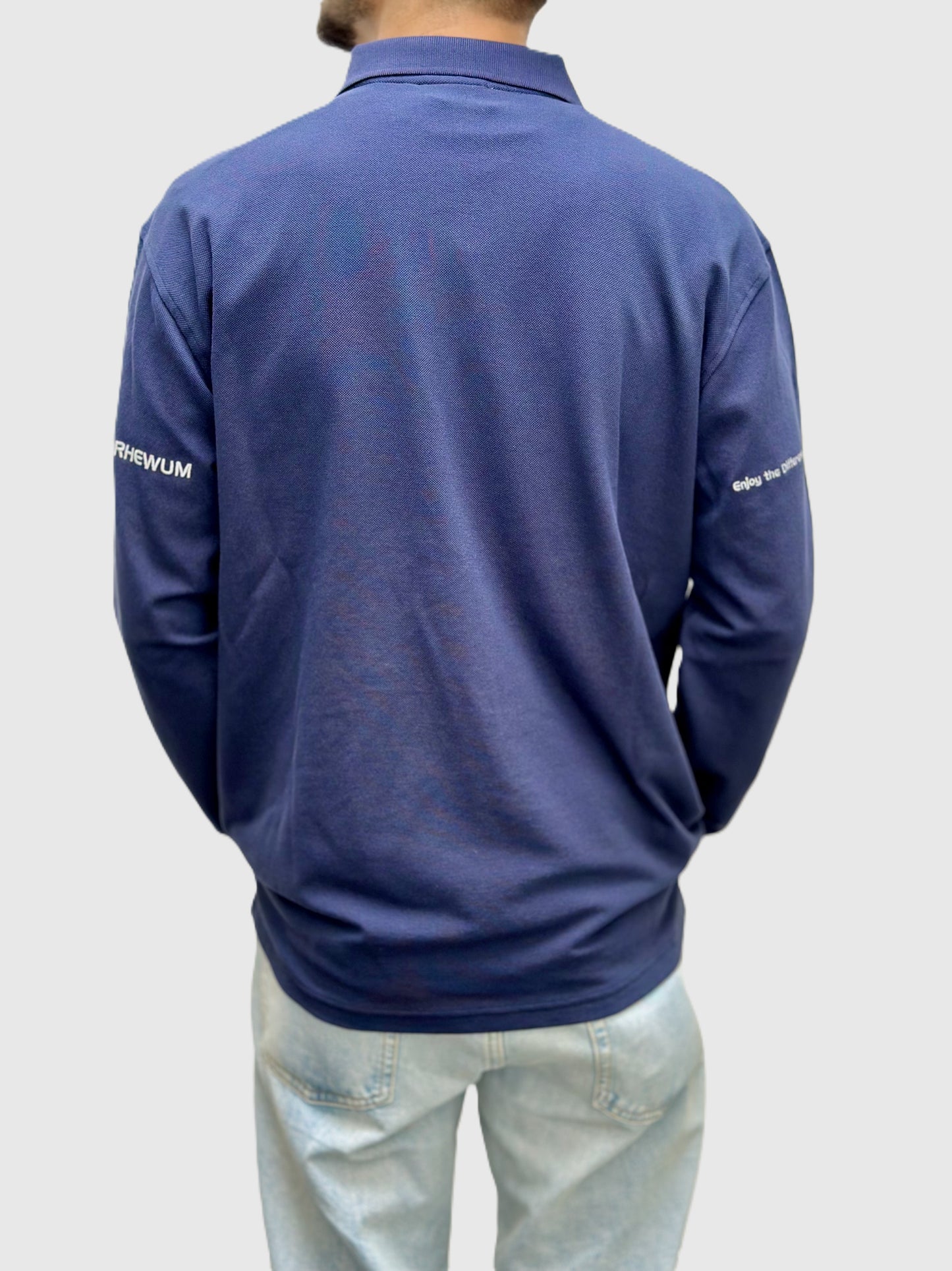 Longsleeve Polo Blue