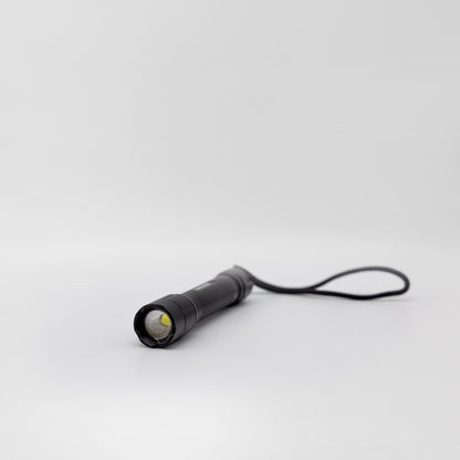 Flashlight incl. engraving, black