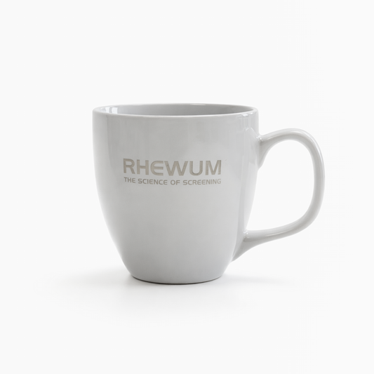 RHEWUM Tasse weiß - 450ml - The Science of Screening