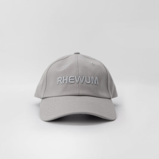 Cap light grey, logo embroidered silver